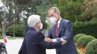 El Rey recibe al presidente de Chile, Sebastián Piñera, en la Zarzuela con motivo de su visita oficial