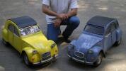 Así de bonitas y reales son las maquetas de Christophe Goujon de los 4L y 2 CV