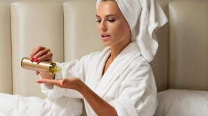 Aceite corporal reafirmante para piernas cansadas