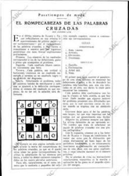 El Crucigrama Que Necesito De Un Manual De Instrucciones Archivo Abc