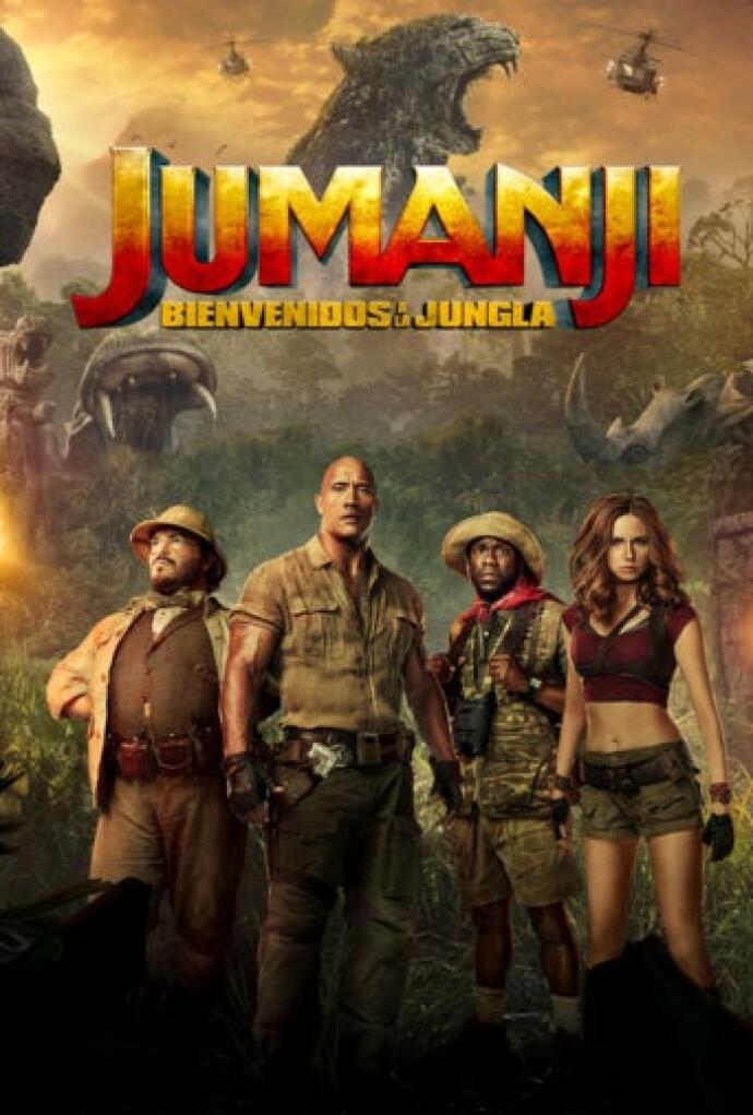 Jumanji Bienvenidos A La Jungla 2017 Pelicula Play Cine Por el camino, en una zona de obras, se encuentra un juego de mesa que. jumanji bienvenidos a la jungla 2017